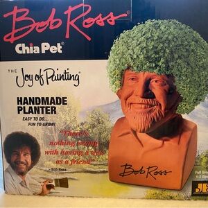 Bob Ross Chia Pet – The Joy of Painting Planter